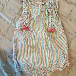 Ruffle Butts Multicolor Striped Kids Set